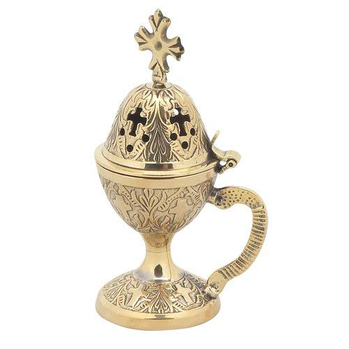 Orthodox Christian Brass Censer Incense Burner (78 B)