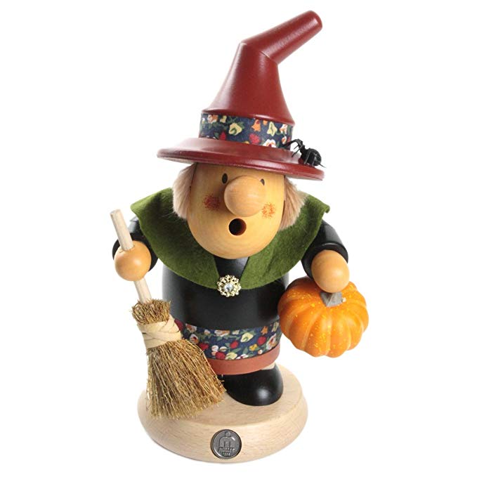 Mueller Halloween Pumpkin Witch Smoker Made in Germany