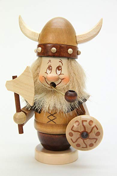 German Incense Smoker Gnome Viking - 14,5cm / 6 inch - Christian Ulbricht